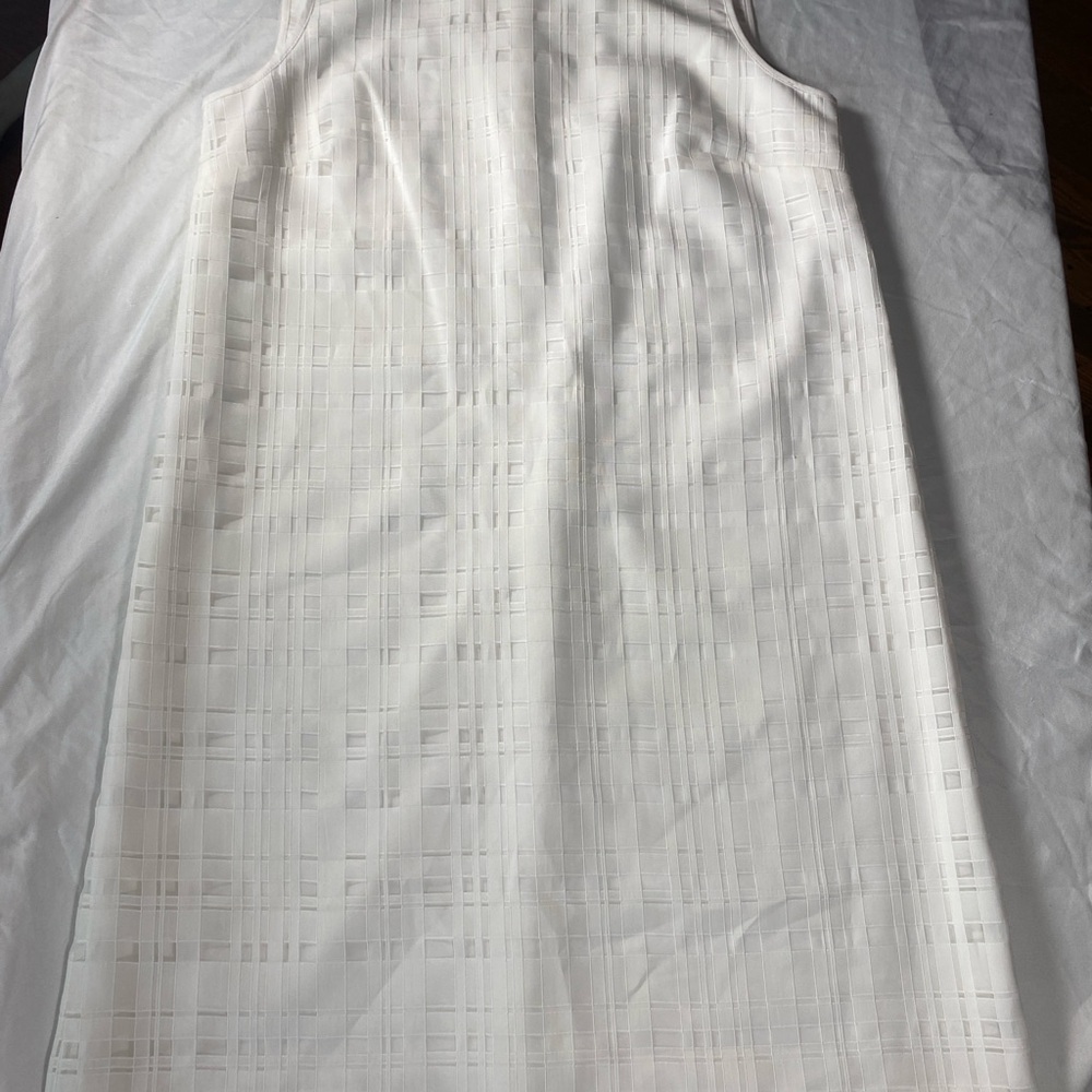 Tommy Hilfiger White Textured Dress